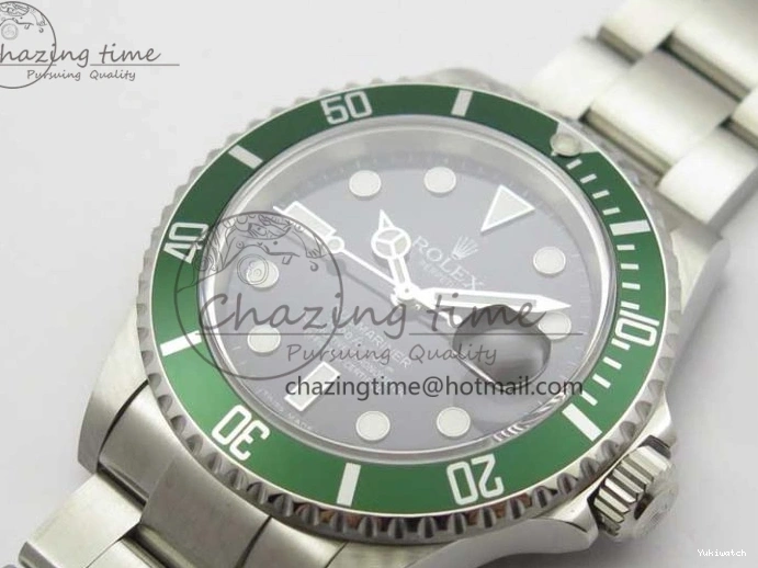Bracelet Engraving Submariner No ARF1:1 Edition on 904L SS Rehaut Best SH3135 16610 LV Steel Green 0331